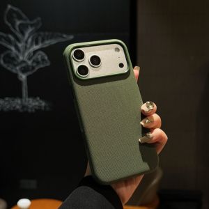 Luxury Tech Fabric Woven Texture Phone Case For iPhone 17 Air 16 15 Plus 14 13 12 11 Pro Max For MagSafe Magnetic Protect Cover