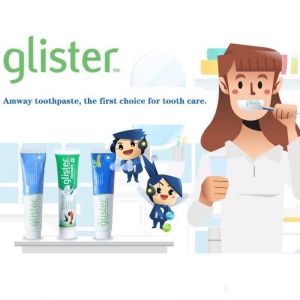 GLISTER Multi-effect Fresh Breath White Tea Toothpaste Toothpaste Multi-effect Fluoride Mint Flavor 200g
