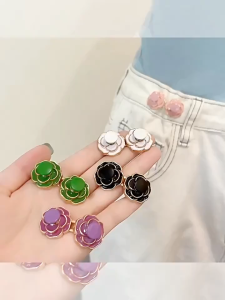 Nút Bấm Hoa Điều Chỉnh Eo Quần Không Cần May – Set 5 Cái – Giảm Size Quần Nhanh Dễ Dùng Siêu Xinh