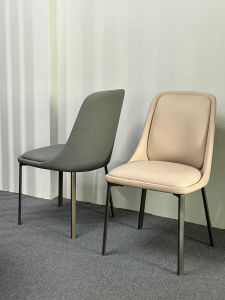 Designer Italian Minimalist Nordic Luxury Modern Back Chair Home Use Dining Chair Soft Padded No Assembly Required