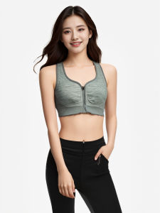 High Elasticity Shockproof Sports Yoga Bra Womens Running Fitness Vest Quick Dry Breathable Nylon Sports Supportive Underwear