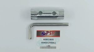 Kunci Busi HONDA TEBAL (PSP) - Alat Buka Tutup Busi Bolak Balik Bebek 4T Kunci Ukuran 17 Grand Supra