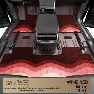 DELIHUA | Genuine Leather Universal Aircraft Soft Package Car Floor Mat