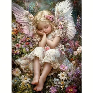 Kayou | Jigsaw Puzzles 500/1000/1200/2000 Pcs Sleeping Angel Art Puzzles Decompression Toys for Adults Family Games Home Decor