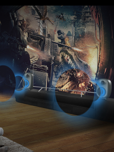 High Fidelity Remote Control High and Low Speaker Subwoofer Divided Frequency Enthusiast Stereo Bookshelf Box Wireless Bluetooth Speaker