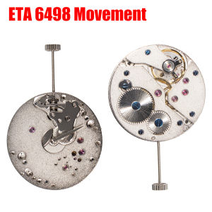 17 Jewels 6498 Mechanical Movement Replacement ETA 6498 Movement Small Second at 6 oclock Mod Mechanism Parts DIY