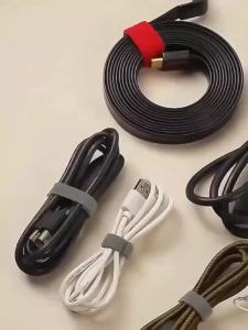10/50pcs Reusable Hook and Loop Tie-downs Adjustable Nylon Cable Ties Nylon Fasteners Cord Straps Organizer for Securing Wires