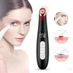 3 in 1 Eye Massager Wand Eye Lift Wand Beauty Device with Vibration Red Light for Dark Circle Puffiness and Fine Lines