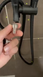 LOVIDA MALAYSIA Brass 4 Point Nozzle Adapter Faucet Tap Adaptor Washer Adapter Garden Hose Connector Washing Machine Faucet Connector Paip