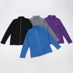 Export Outdoor Warm Keeping Sports Stand-up Collar Slim Fit Polar Fleece Jacket Womens Spring and Autumn Shell Jacket Liner Fleece Tops