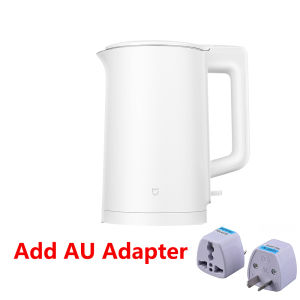 MiJia | New MIJIA Electric Kettle N1 1500W Fast Boiling Double Layer Anti-scald 304 Stainless Steel Seamless Liner 1.5L Capacity 220V CN