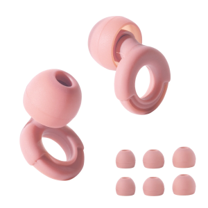 HUAK Soft Silicone Earplugs Noise Cancellation Comfortable Sleeping Earplugs Swimming Earplugs Silicone - Ear Tips In XS/S/M/L