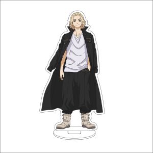 Bandai | 16CM Tokyo Revengers Anime Manjiro Sano Tachibana Hinata Takemichi Hanagaki Cos Acrylic Hình Đứng Trang Trí Quà Tặng Giáng Sinh