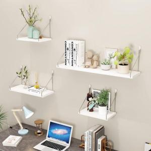 No-Drill Mounted Shelf for Wall Router and Books