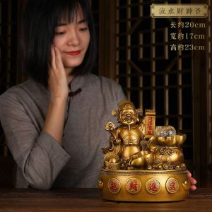 📣Money Money Rotating Ball Fortune Cai Sheng Lucky Cat Decoration/转运球流水生财招财猫/财神爷