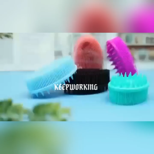 KW Silicone Body Brush Upgrade 2 in 1 Bath and Shampoo Brush Body Scrubber