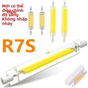 Đèn LED Âm Trần Ngô Đèn R7S COB Ống Bóng Đèn 78MM 118MM 240V 220V Không Nhấp Nháy Thay Thế Cho Đèn Halogen Nhà Chiếu Sáng Sân Vườn