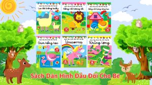 Sách - Combo 6 Cuốn Dán Hình Đầu Đời Cho Bé - ndbooks