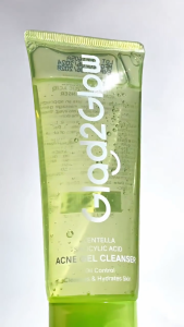 Glad2Glow Centella Salicylic Acid Acne Gel Cleanser | Facial Wash Face Wash Sabun Cuci Muka Jerawat