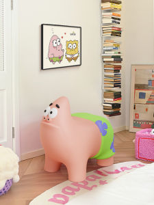 RUIDEDAN | Shoe Bench Stool Creative Cartoon Short Stool for Children