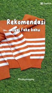 Syal Pundak Rajut & Syal Fake Pundak Kekinian Acrylic Woll 2/32