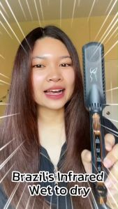 ที่หนีบ ผม  เครื่องหนีบอินฟาเรด Brazils Infared รับประกัน 1 ปี สินค้ามี มอก. รับรอง หนีบผมอ่อนแอ หนีบผมตรงเงานุ่มลื่น เครื่องม้วนผม ที่หนีบผม เครื่องรีดผมระบบความร้อนแบบเร็วหนีบผมเสียได้ ร้าน Brazils