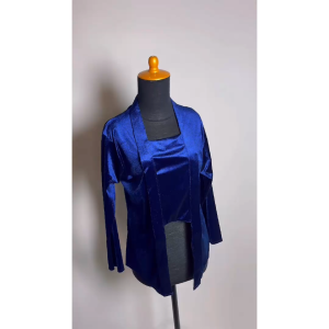 Kebaya Kutubaru Bludru Polos Wanita Dewasa Baju Domas Dewasa