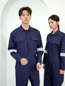 Labor Uniform Coveralls Jump Suit For Men Safety Workwear For Women Heavy Duty Long Sleeves Work Jumpsuit Coveralls M-2XL Construction