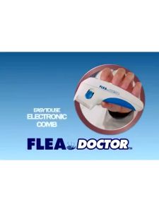 Flea Doctor Electronic Flea Comb Kills & Stuns Fleas Perfect for Dogs & Cats
