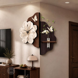 RUIBAHAO | Vintage Style Decorative Wall Clock Living Room Corner Art