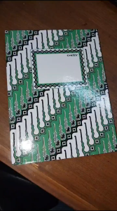 Hc Kwarto Okey 200 lembar ukuran A5  - hardcover buku tulis sedang murah