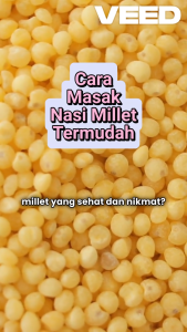 MILLET KUPAS BIJI JAWAK JAWAWUT SEKOI JEWAWUT – PENGGANTI NASI YANG SEHAT Rendah Indeks Glikemik | Tinggi Serat Diet Alami untuk Atasi Diabetes Jantung Stroke Kolesterol