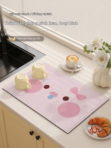 BEIAISI | Water Absorbent Splash Guard Pink Cartoon