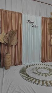 Paket Backdrop Dekorasi Lamaran / Ulang Tahun / Aqiqah / Khitanan Sudah Dijahit dan Tinggal Pasang