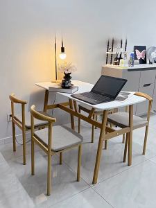 THEATT All Solid Wood Dining Table Desk Dining Table Dual Use Open Kitchen Dining Table Household Dining Table