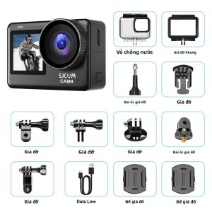 Camera Hành Động SJCAM Flagship CAM4 4K Màn Hình Cảm Ứng 2.33 WiFi 5G Chống Nước Video HDR Chủ Động Dành Cho Thể Thao Và Thể Thao Mạo Hiểm