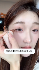 Double Head Eyeliner Stamp Waterproof Portable Rotatable Black Brown Long Lasting Lazy Eyeliner Pen Womens Cosmetics