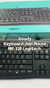 Logitech MK-120 Keyboard + Mouse USB Combo