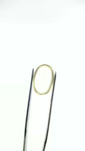 Natural Batu Permata Yellow Citrine Golden Kecubung Bensin Cuting Bawah