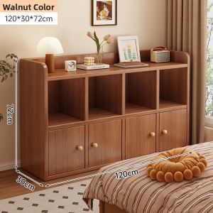 ZHUOHE | Walnut Living Room Multi-functional Storage Bookshelf