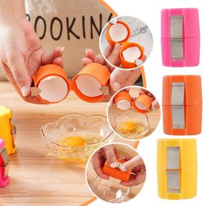 1/3/5pc Egg Shell Opener Plastic Steel Kitchen Baking Tool Egg Peeler Household Handheld Egg Separator Tool For Raw Eggs