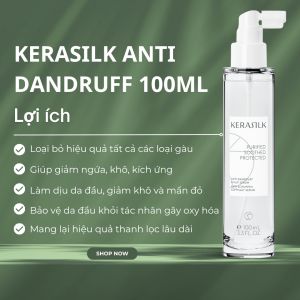 Huyết thanh Kerasilk ngăn gàu cho tóc và da đầu Anti Dandruff 100ml