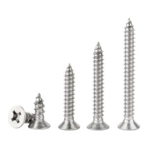 BAODEFENG | Vít Tự Khoan 304 Thép Không Gỉ Đầu Phẳng Rãnh Ngang