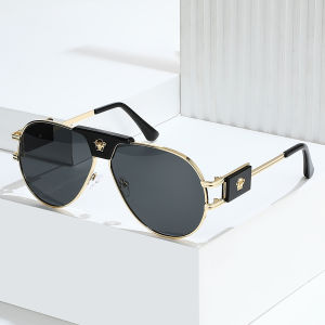 Classic Aviation Sunglasses Women Brand Designer Cattle Head Decoration Brand Designer Pilot Sun Glasses UV400