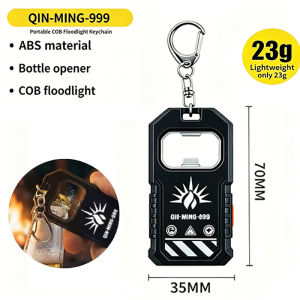 XIWANGFire | Mini COB LED Flashlight Rechargeable Portable EDC Torch USB C Pocket Lantern Flood Work Light with Clip Magnet For Emergency