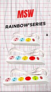 MYVO Stop Kontak 5 Lubang 3 Meter MSW-L25 Warna Asli Kuningan