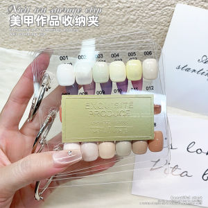 Bộ Trưng Bày Móng Tay Acrylic Lồng Trang Trí Phong Cách INS Bộ Trưng Bày Màu Sắc Hoạt Hình Bộ Trưng Bày Mẫu Móng Tay