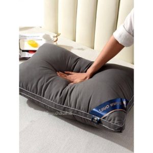 หมอนหุ้มผ้ากันเปื้อนโรงแรมแบบซักได้ หมอนนอนแบบแข็งสำหรับผู้ใหญ่ ช่วยให้นอนหลับได้ดี หมอนนอนแบบครอบคลุมทั้งตัว สำหรับทั้งชายและหญิง