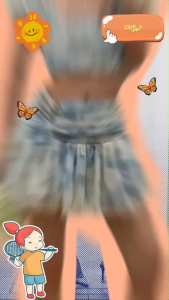 TW21674 Set 2 ชิ้น เสื้อแขนตุ๊กตา + กระโปรงสั้น ..