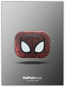 Marvel Spider-Man Airpodspro Protective Case Electroplated Color for Apple Airpodspro2 Earphone Case Cool Personality New Arrival Airpods1/2/3 Generation Men and Women Couple Shatter-Resistant Soft Case